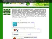 Tablet Screenshot of codiceamico.com